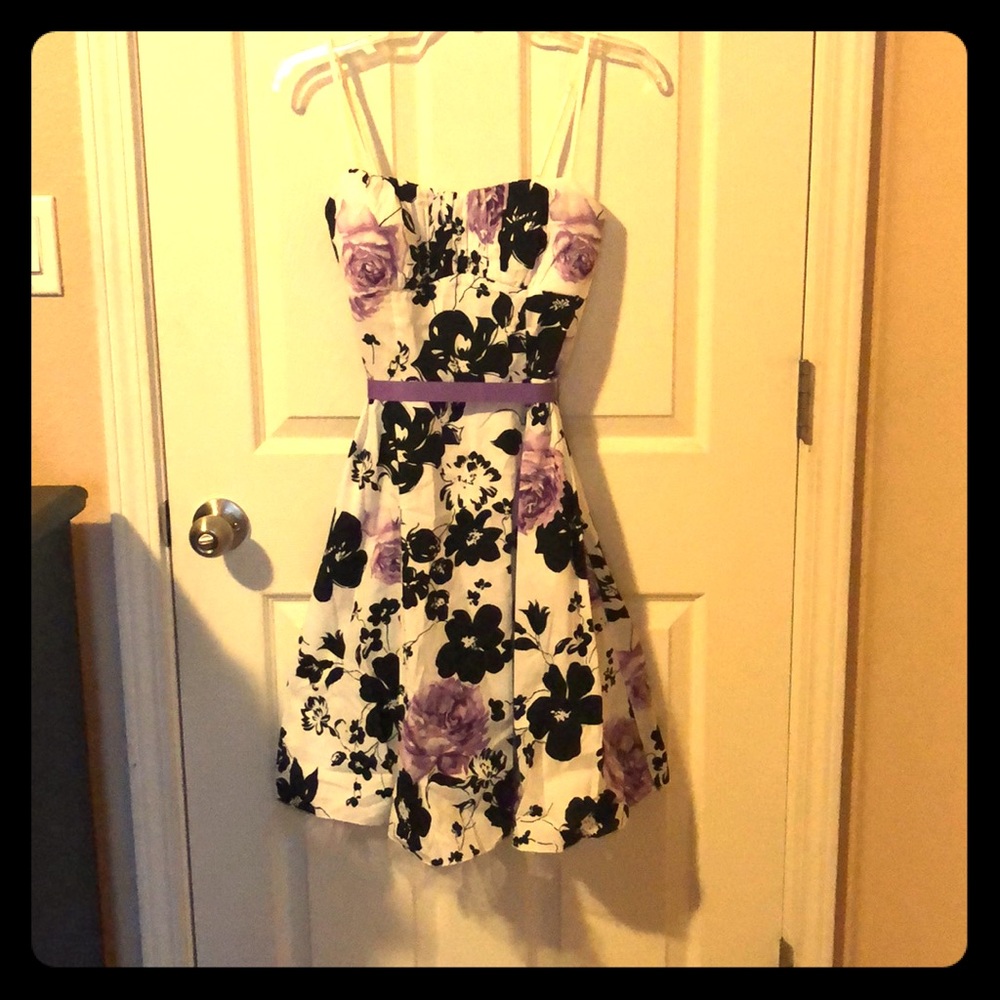 Spaghetti strap sundress.